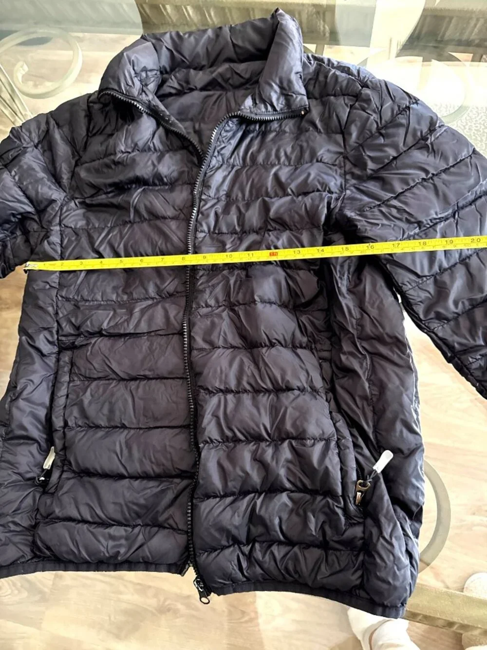 Packable Black Down Jacket MenS MediumLightweight Nylon & Down Warm Outerwear